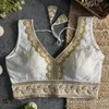 Tew Heavy Pure Soft Roman Silk Sequence Work Fancy Blouse